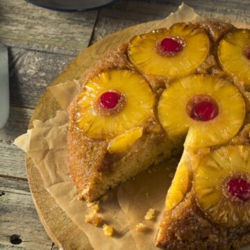 Sweet Homemade Pineapple Upside Down Cake