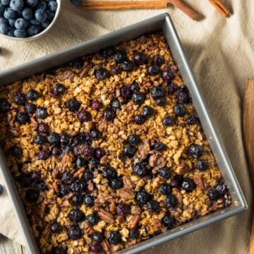 Healthy Homemade Baked Oatmeal