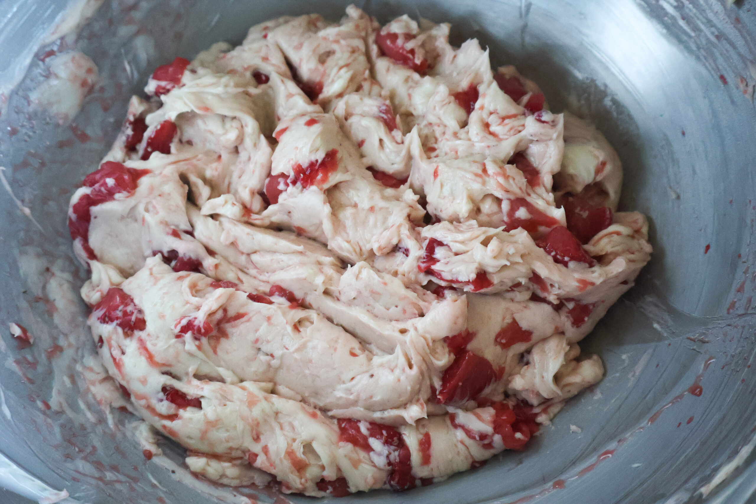 Butter with strawberries added.