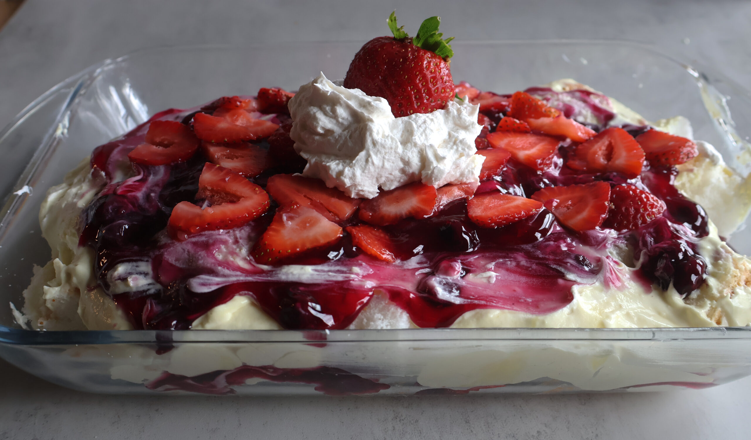 Lemon Berry Cloud dessert