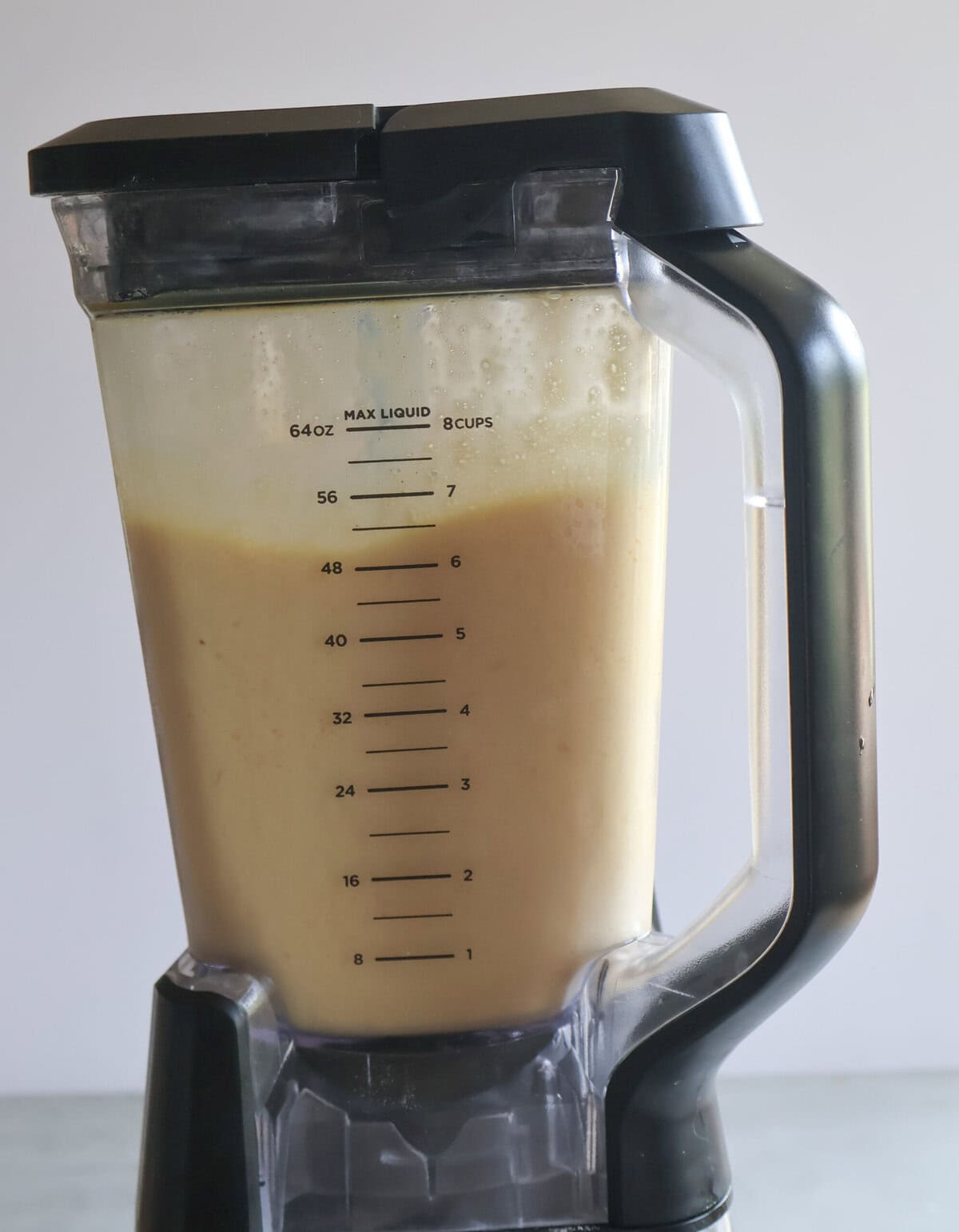 Creamsicle orange frost in the blender.