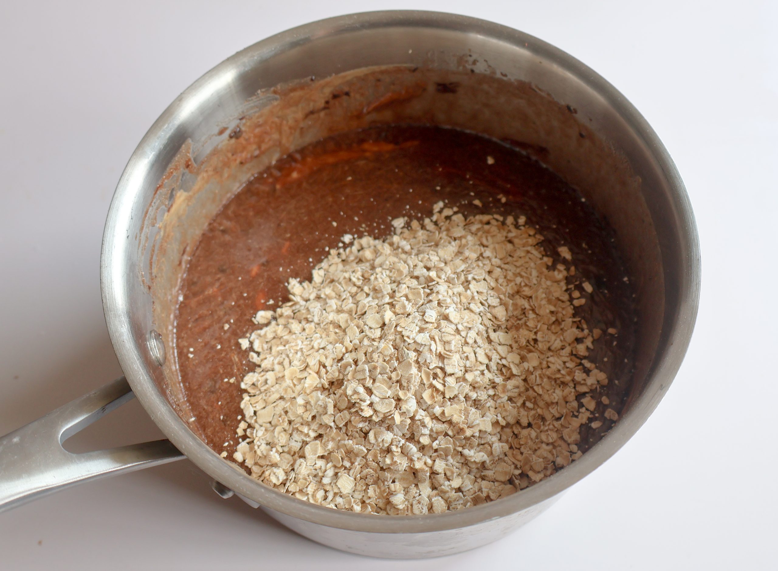 oats added to the mixture.
