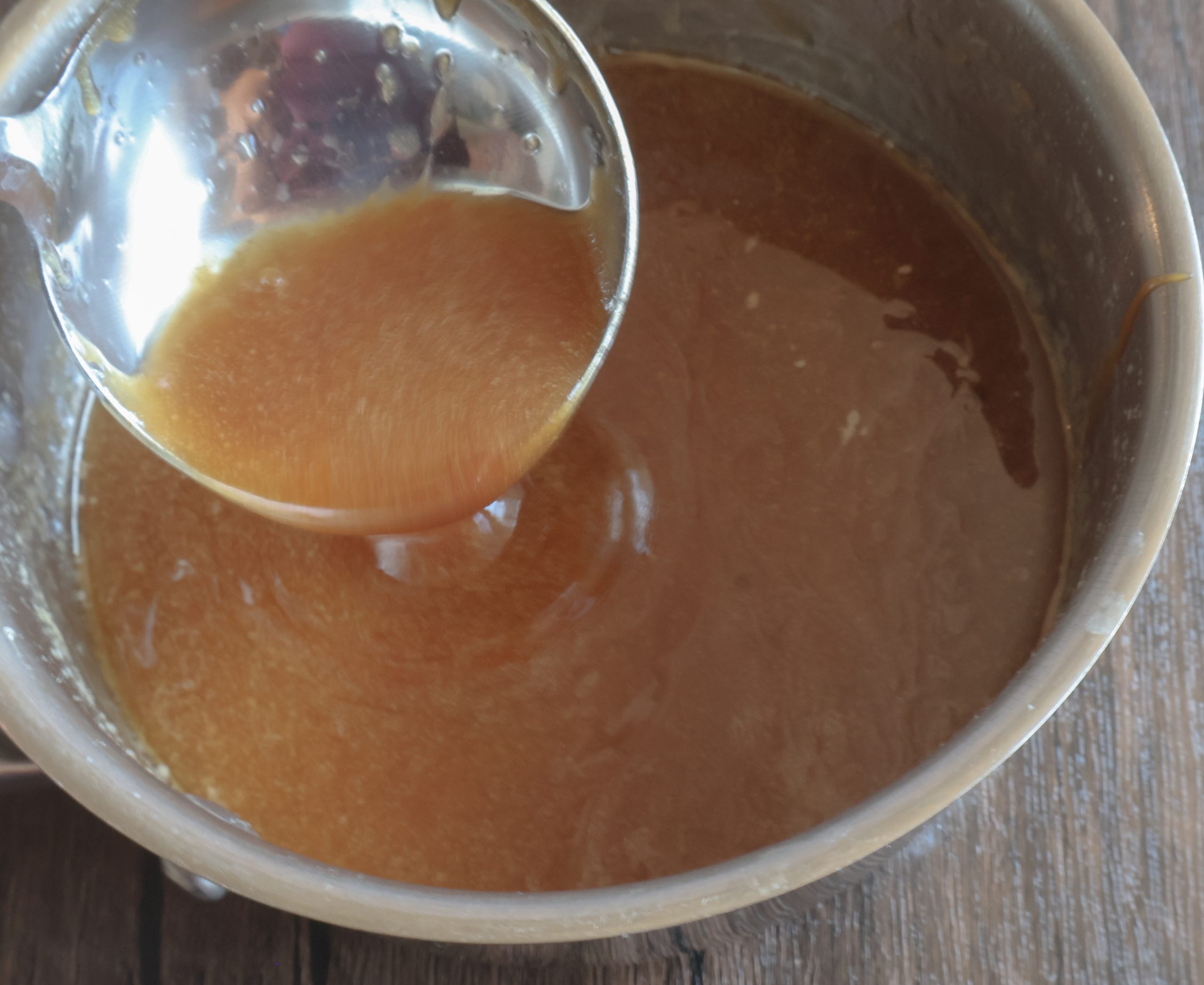 caramel sauce for the caramel apple dumplings.